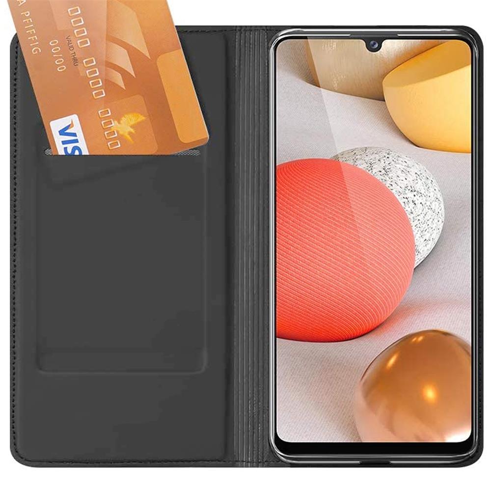 Electroplated Flip für Samsung Galaxy A42 5G in Schwarz