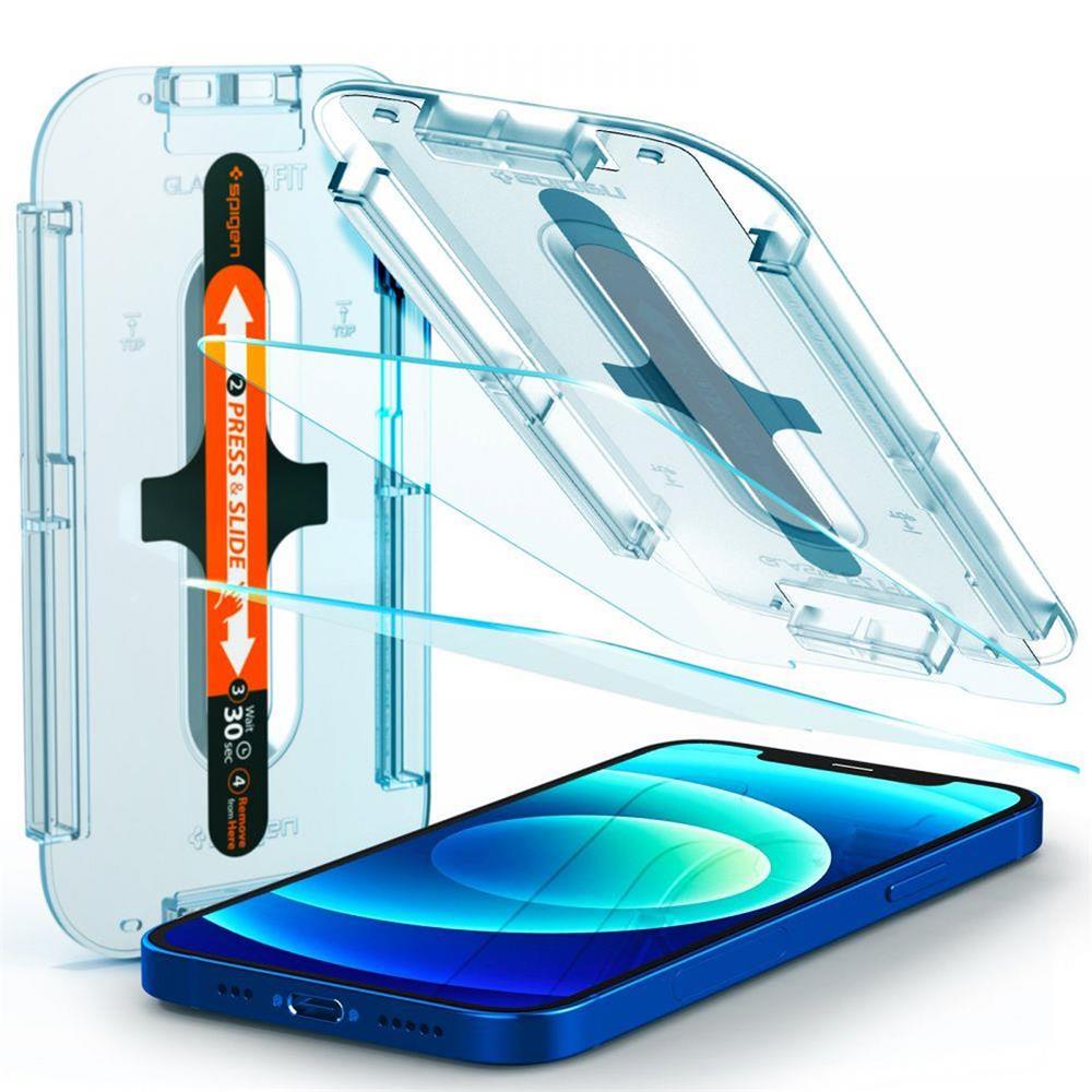 Spigen Glas 2in1 für Apple iPhone 12 / 12 Pro