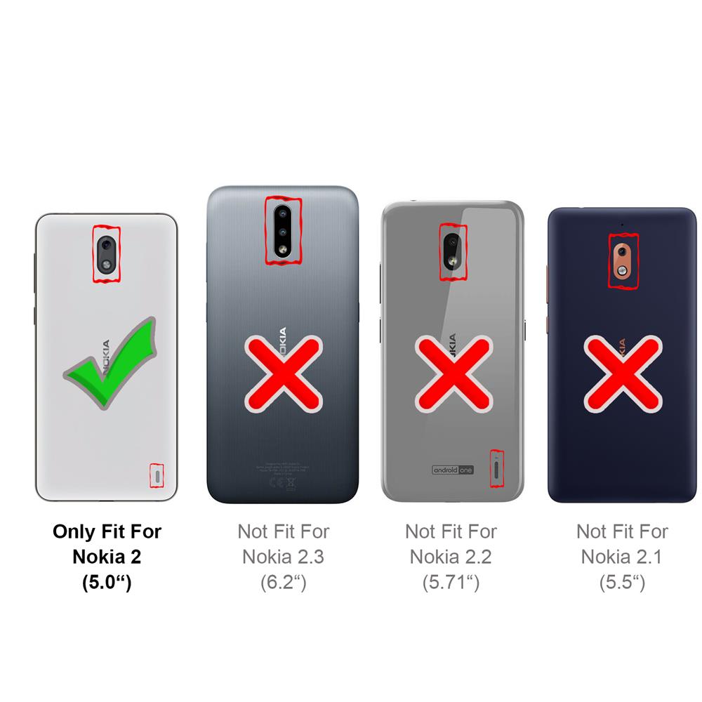 Zero für Nokia 2 in Transparent