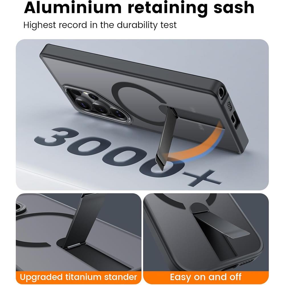 Kickstand TPU für Samsung Galaxy S25 Ultra in Schwarz