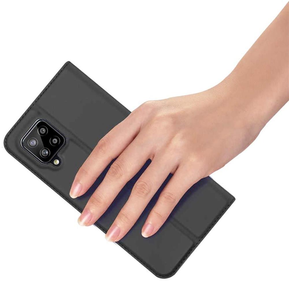 Electroplated Flip für Samsung Galaxy A42 5G in Schwarz