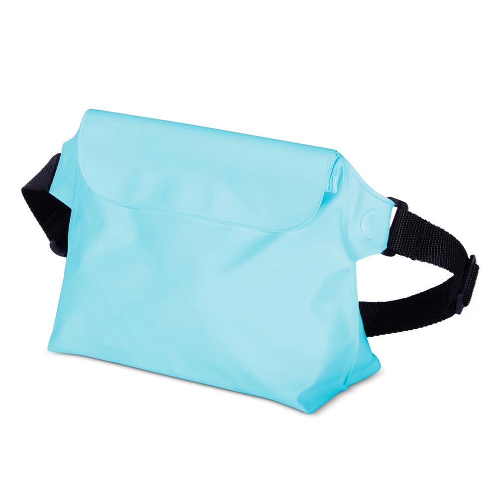 Wasserdichte PVC-Tasche / Hüfttasche in Hellblau