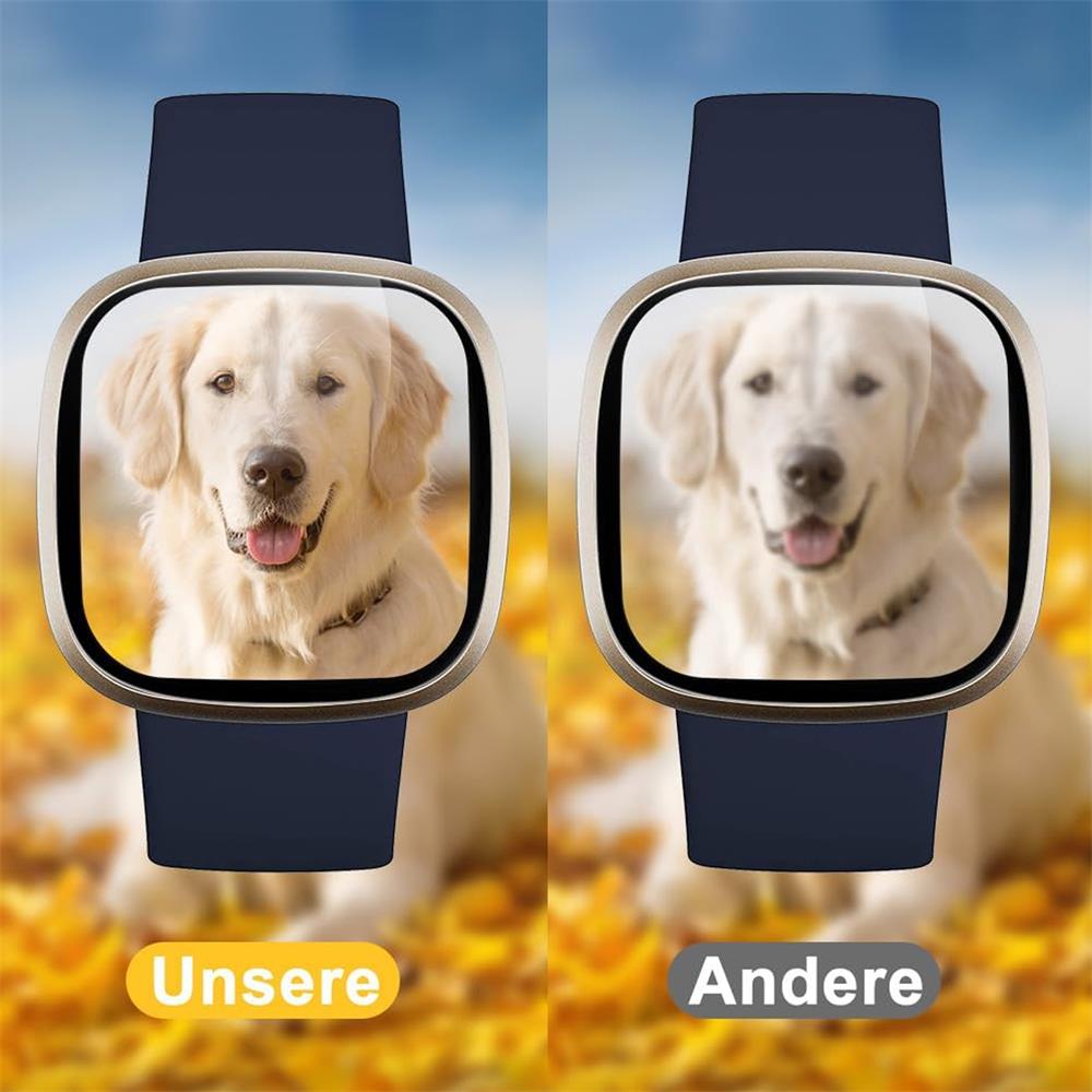 Clear Schutzfolie für Fitbit Versa 3/4 Sense 1/2 6er