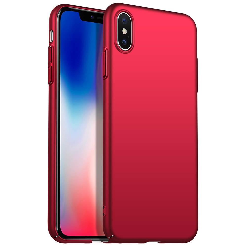 Classic Plain für Apple iPhone XS Max in Rot