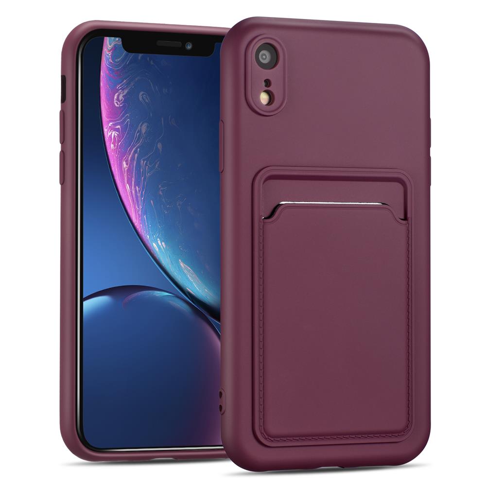 Card Case für Apple iPhone XR in Lila
