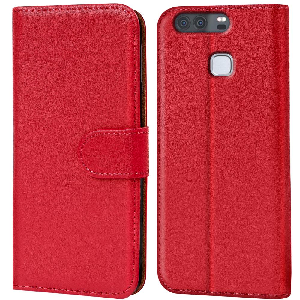 Basic Wallet für Huawei P9 in Rot
