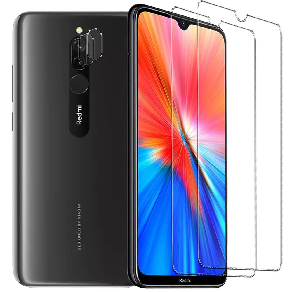 4in1 Glas Set für Xiaomi Redmi 8