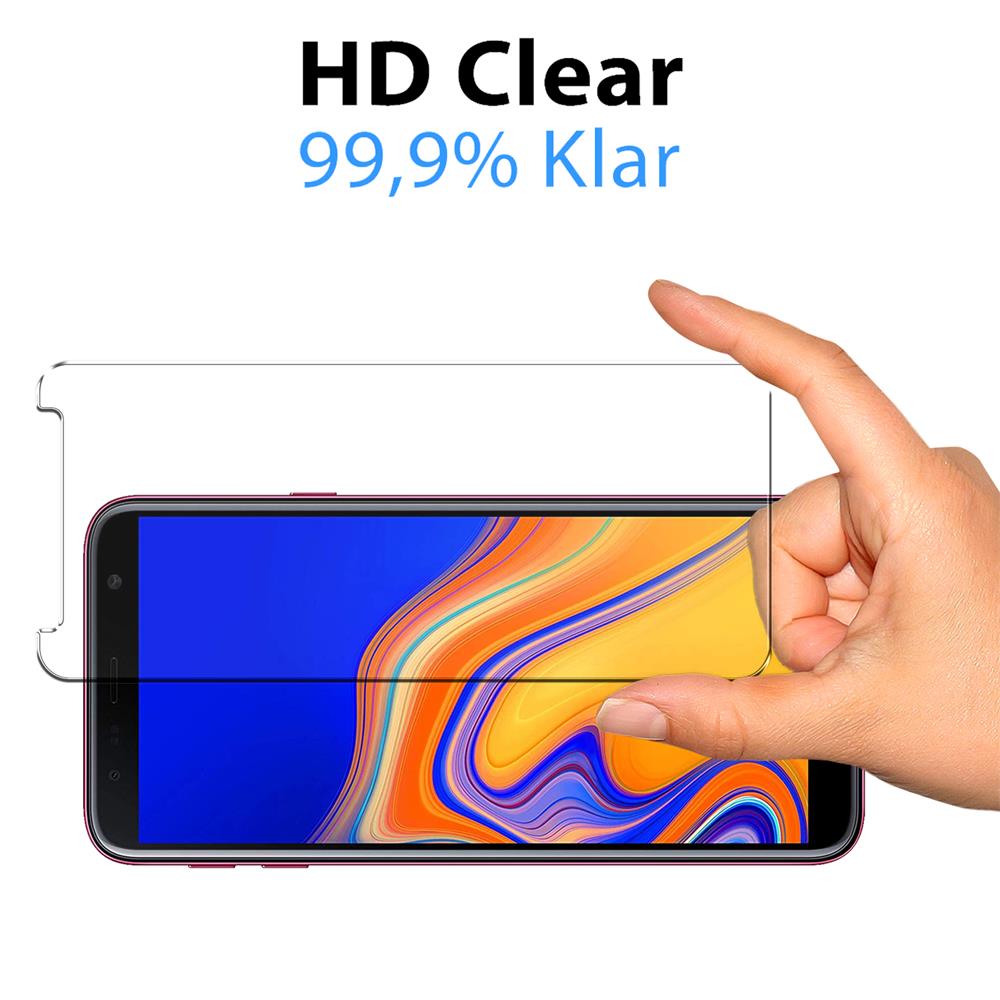 Glas 2in1 für Samsung Galaxy J4 Plus