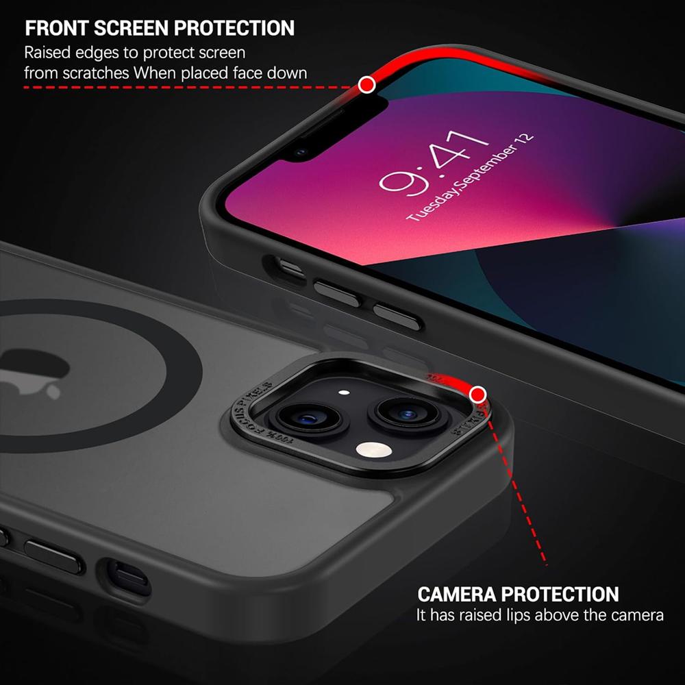 Frame Case für Apple iPhone 15 in Schwarz