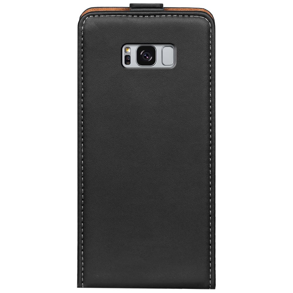 Basic Flip für Samsung Galaxy S8 Plus in Schwarz