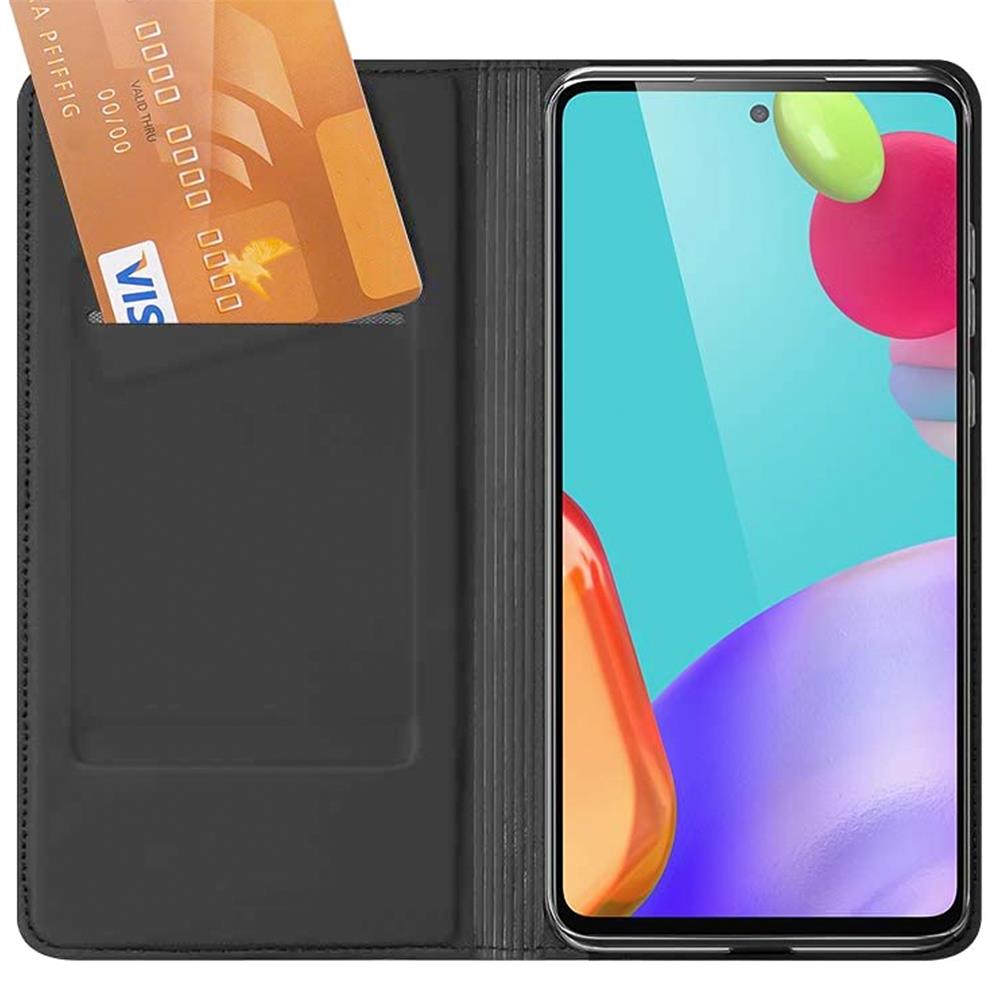 Electroplated Flip für Samsung Galaxy A72 in Schwarz