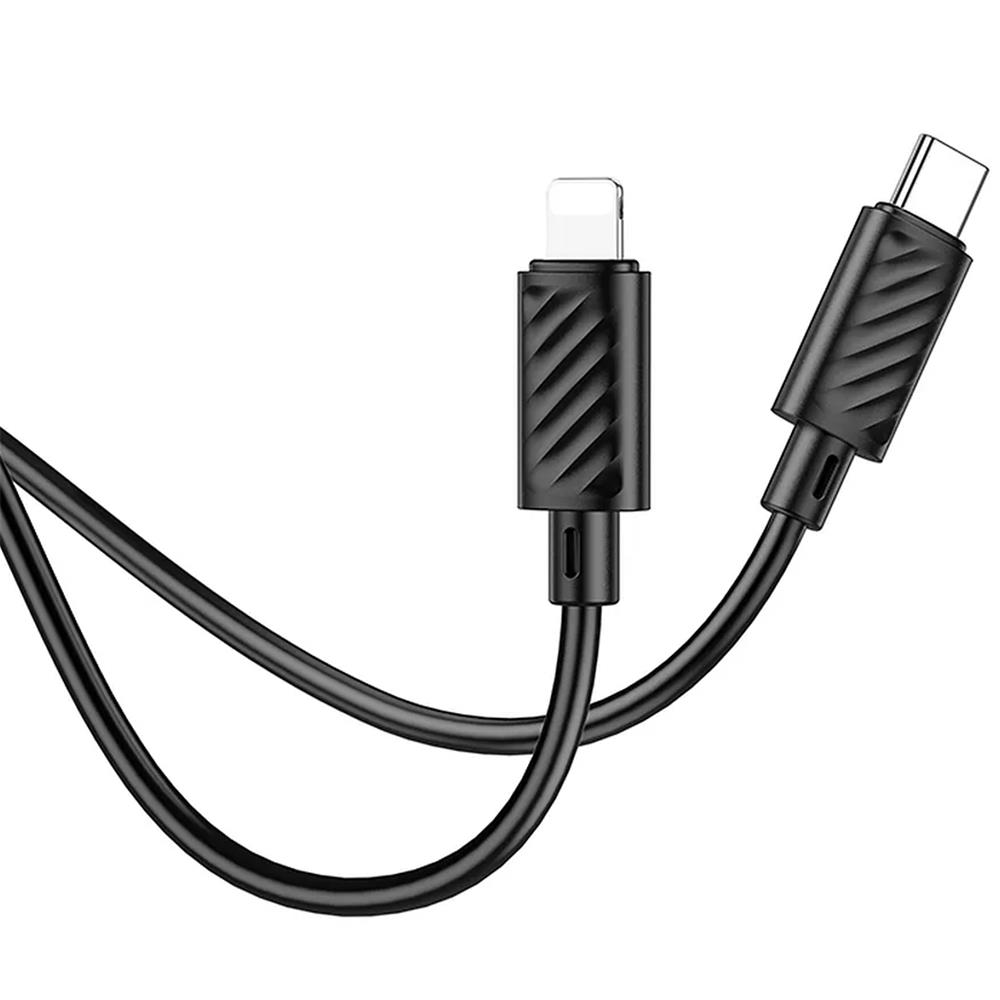 Hoco USB Kabel - X88 Typ C auf Lightning in Schwarz