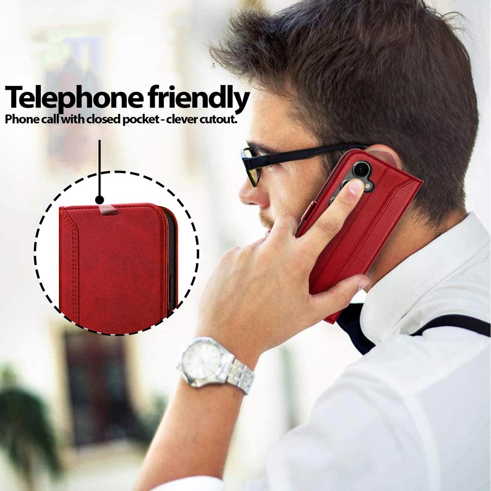 Nathy Wallet für Samsung Galaxy S25 Plus in Rot