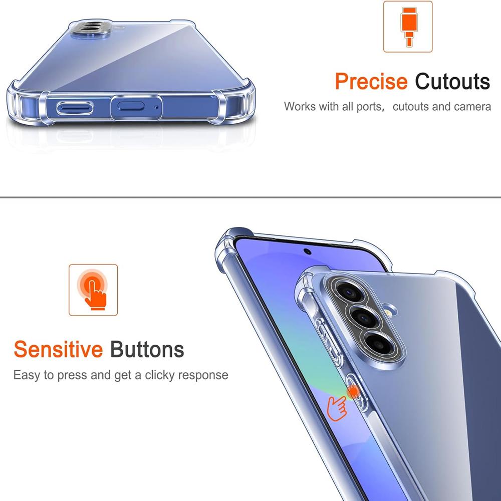 Rugged TPU für Samsung Galaxy A57 5G in Transparent