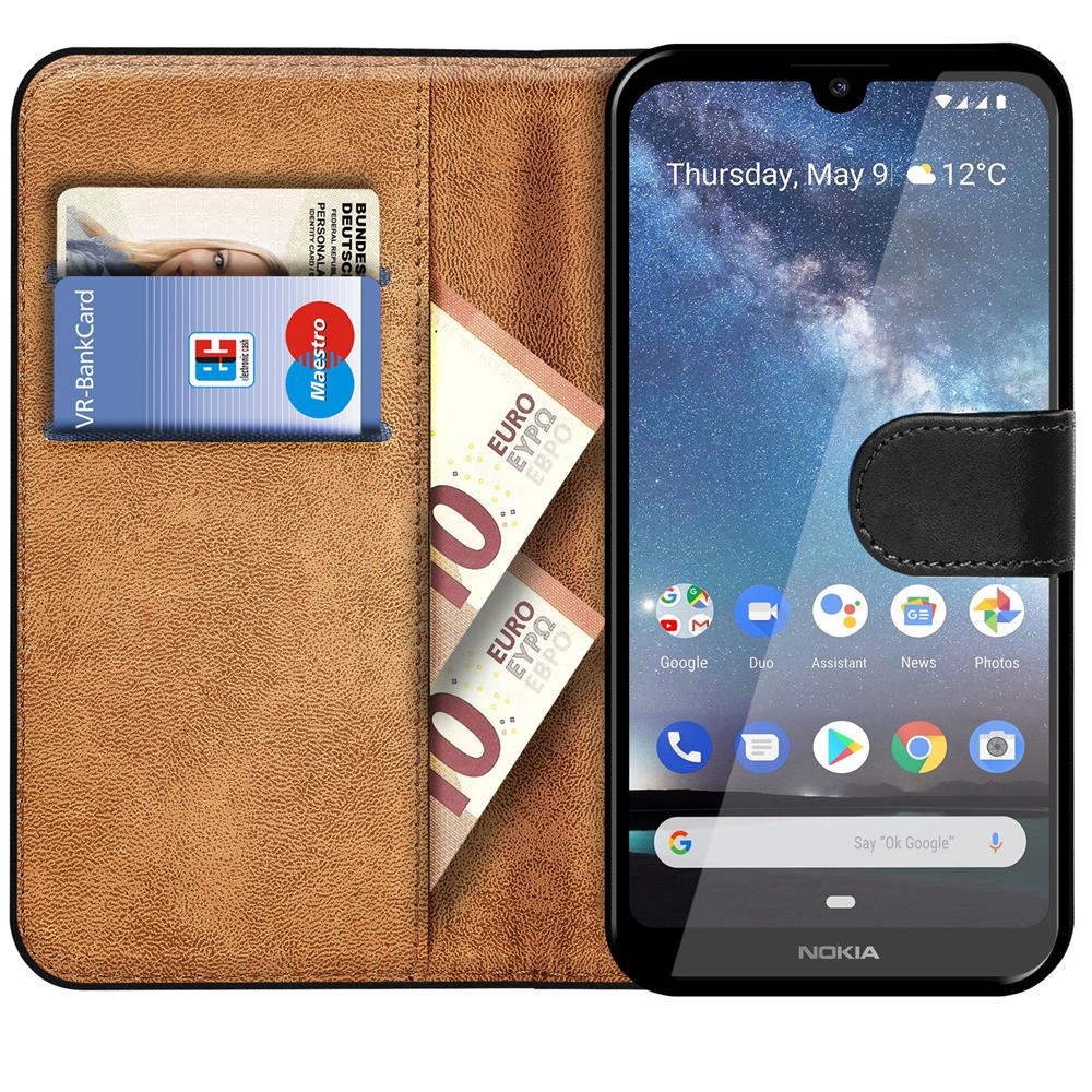 Basic Wallet für Nokia 2.2 in Schwarz