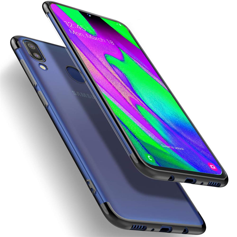Zero Edge Color für Samsung Galaxy A40 in Schwarz