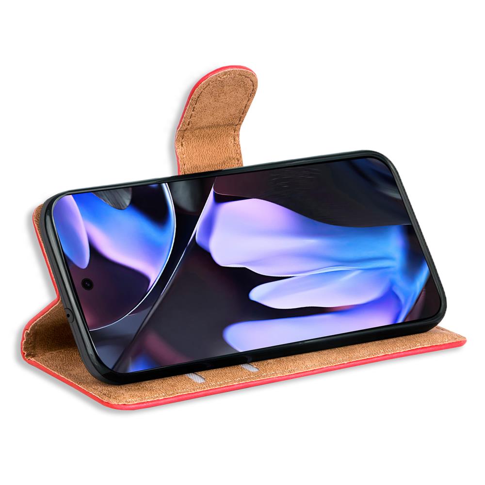 Basic Wallet für Google Pixel 9 Pro XL in Rot