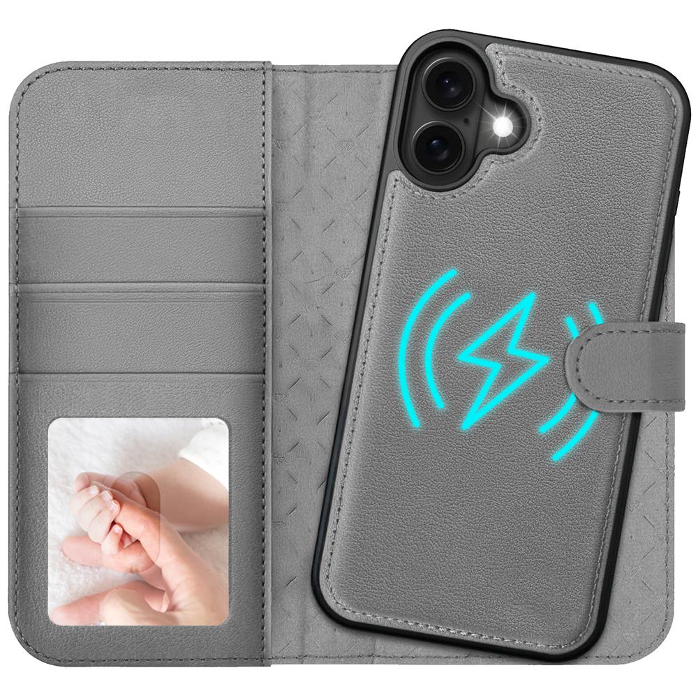 Magnetic Wallet für Apple iPhone 17 in Grau
