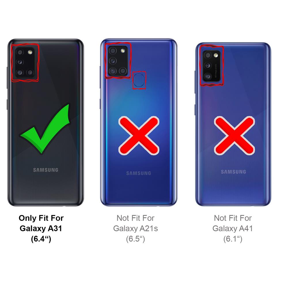 Rugged TPU für Samsung Galaxy A31 in Transparent