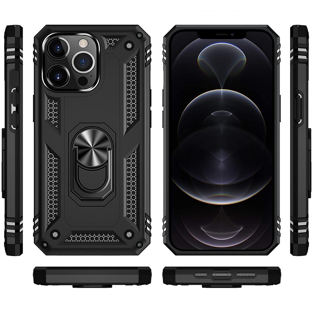 Army Case für Apple iPhone 12 Pro Max in Schwarz