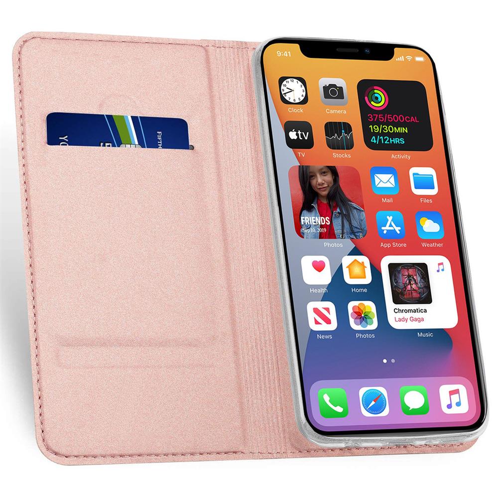 Electroplated Flip für Apple iPhone 13 Pro Max in Rosegold