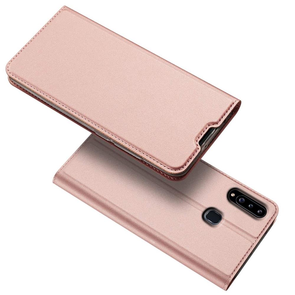 Electroplated Flip für Samsung Galaxy A20s in Rosegold