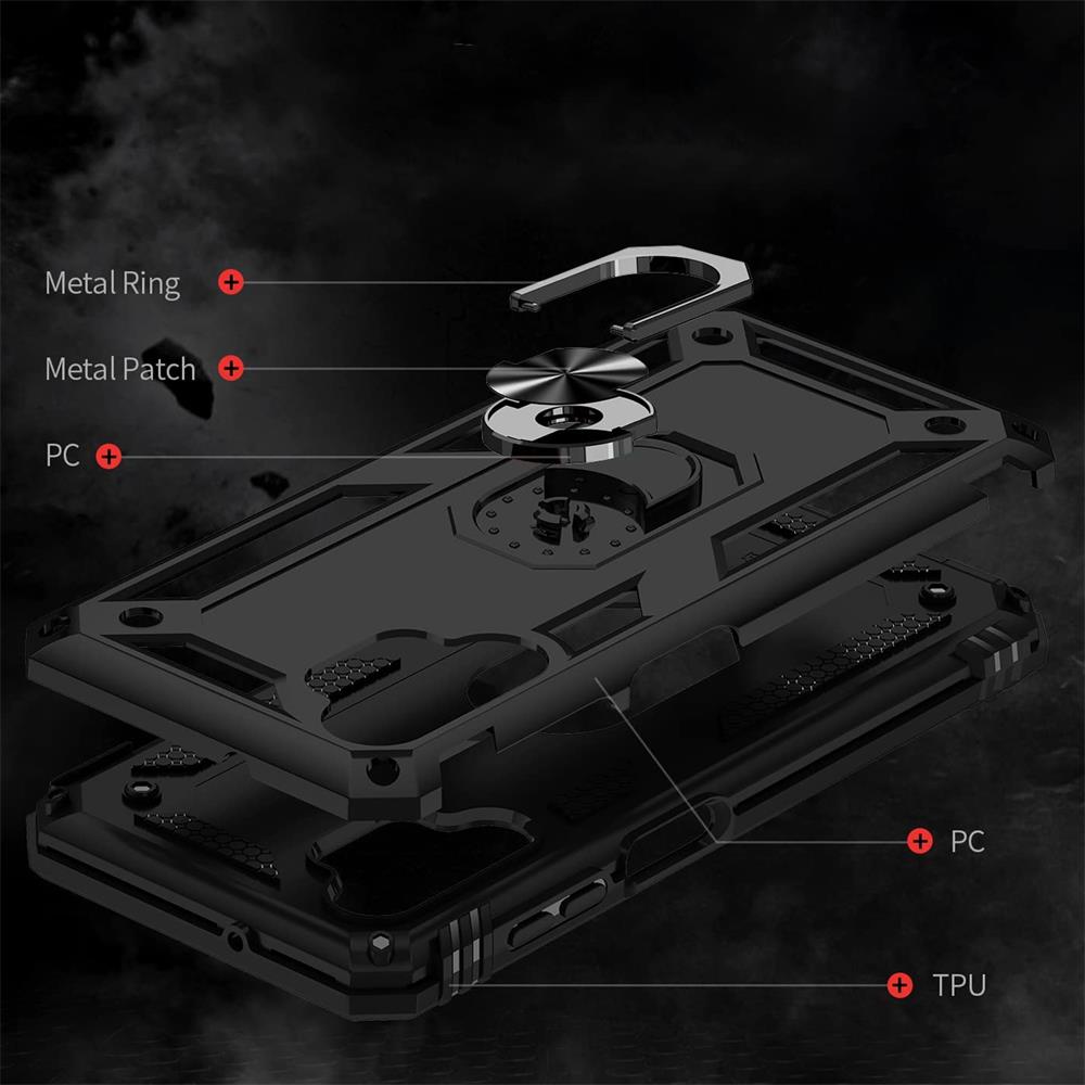 Army Case für Samsung Galaxy A32 5G in Schwarz