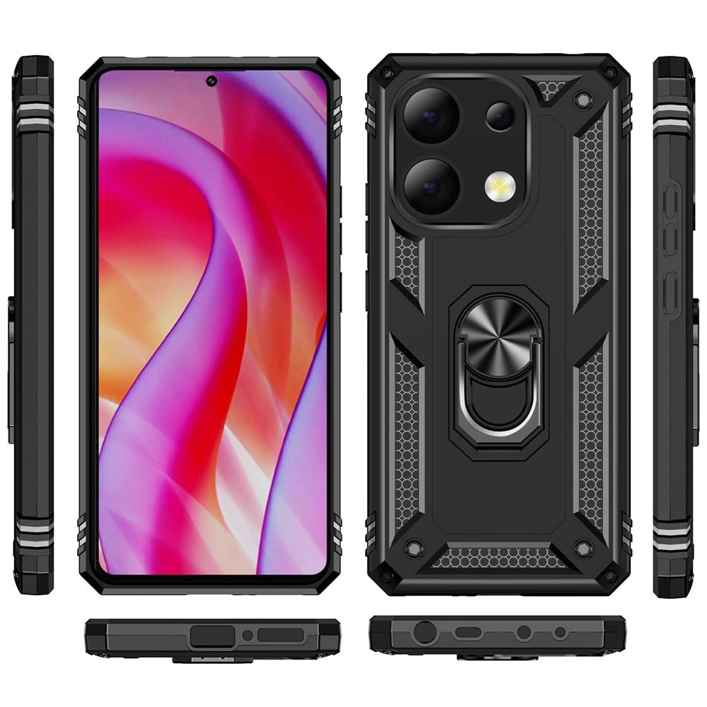 Army Case für Xiaomi Redmi Note 13 4G in Schwarz