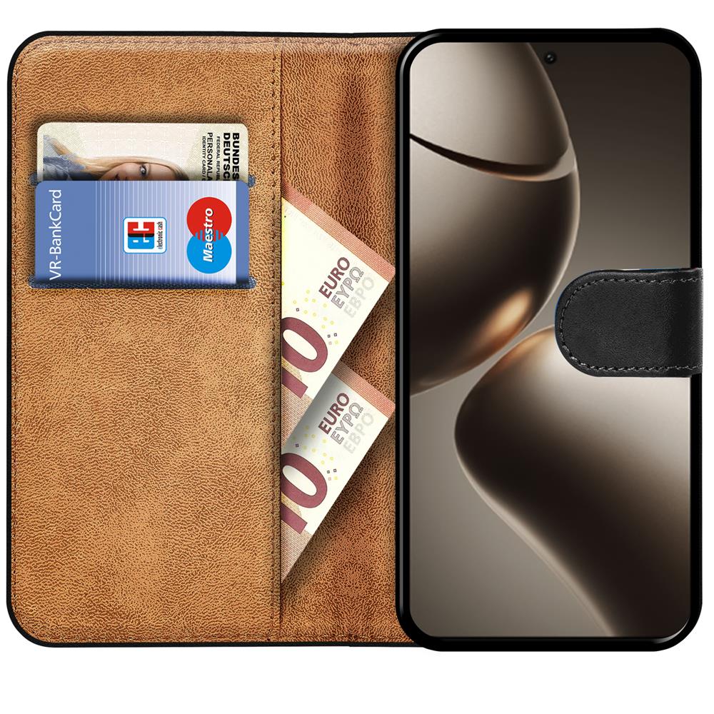 Basic Wallet für Xiaomi 14T Pro in Schwarz