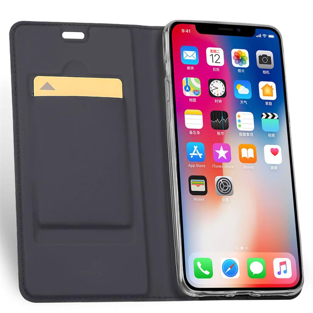 Electroplated Flip für Apple iPhone XS Max in Schwarz
