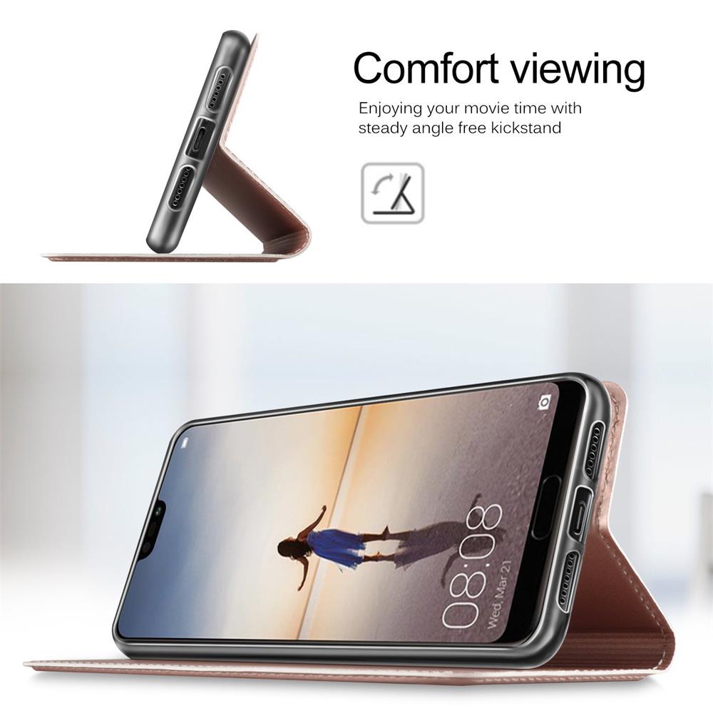 Electroplated Flip für Huawei P20 in Rosegold
