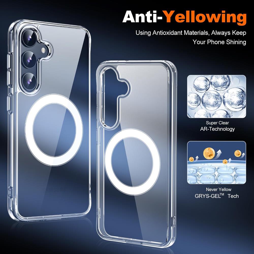 Magsafe TPU Case für Samsung Galaxy S24 Plus in Transparent