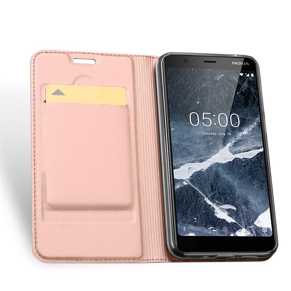 Electroplated Flip für Nokia 5.1 in Rosegold