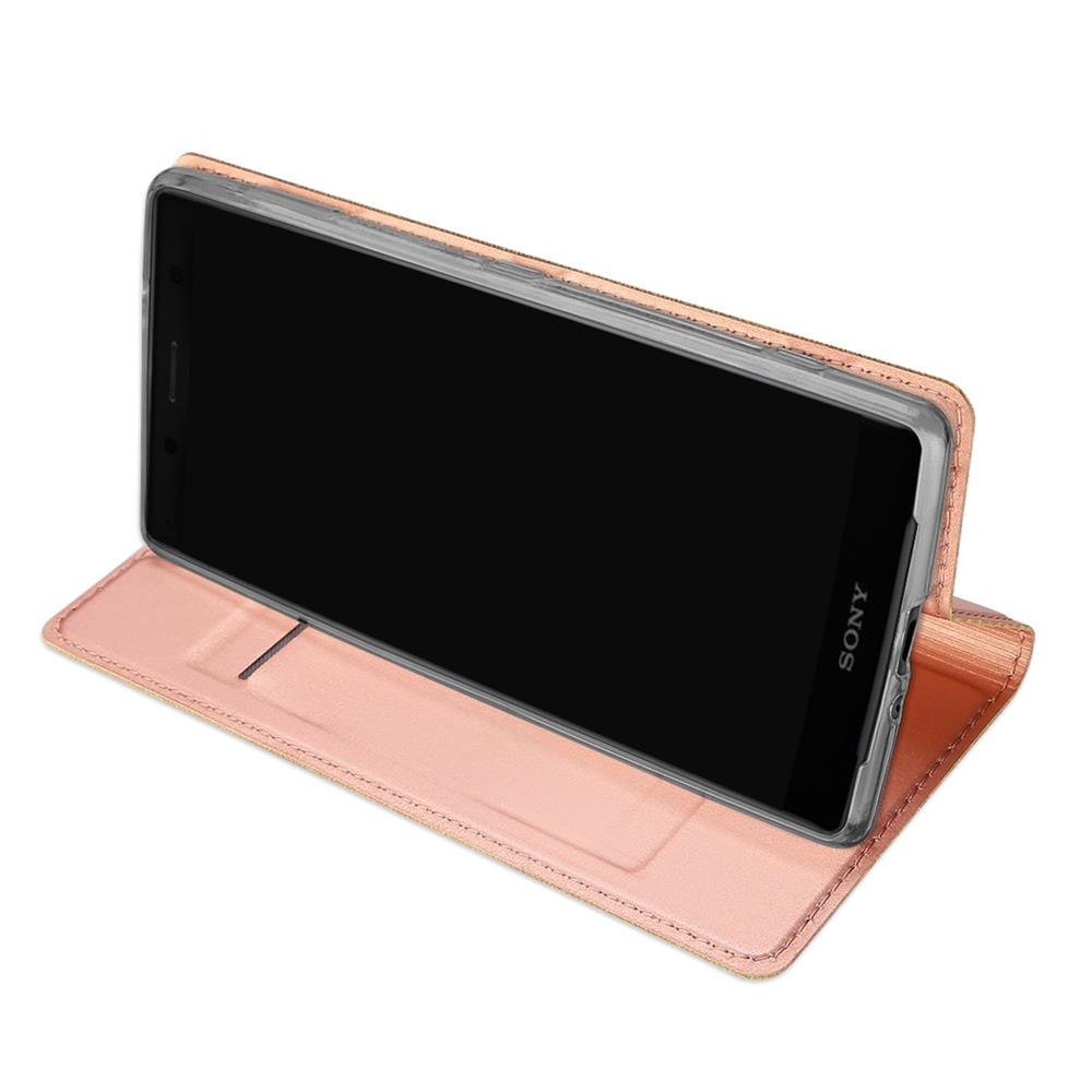 Electroplated Flip für Sony Xperia XZ2 Compact in Rosegold