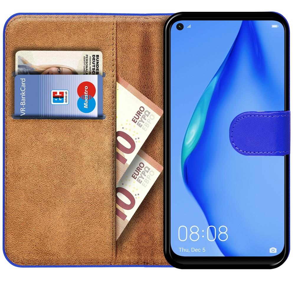 Basic Wallet für Huawei P40 Lite in Blau
