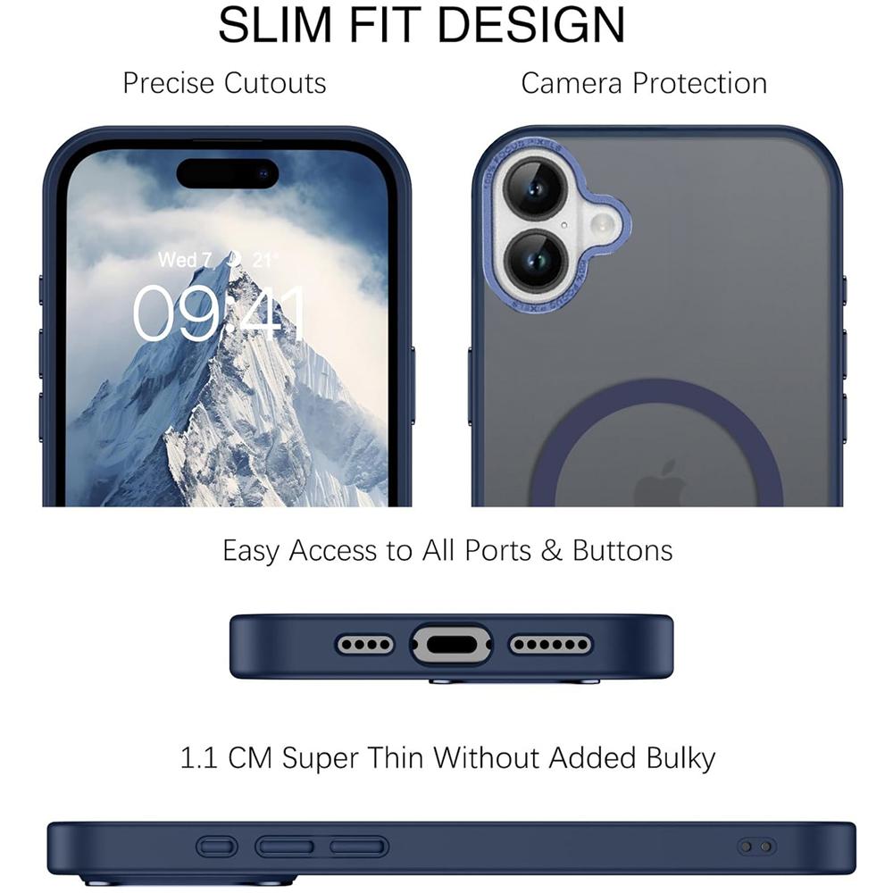 Frame Case für Apple iPhone 17 in Blau