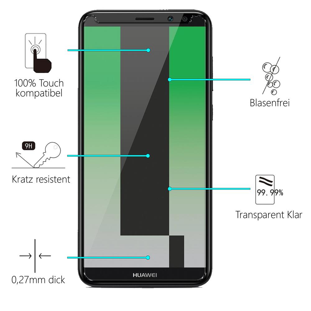 Glas 2in1 für Huawei Mate 10 Lite