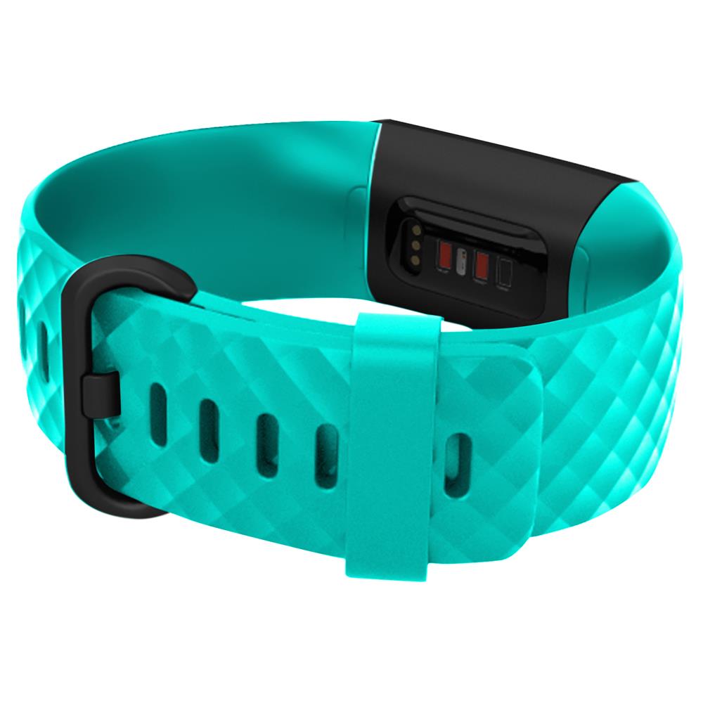 Fitnessarmband TPU für Fitbit Charge 3 / 4 - Größe S in Hellblau