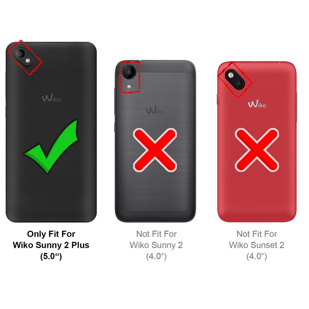 Glas 2in1 für Wiko Sunny 2 Plus