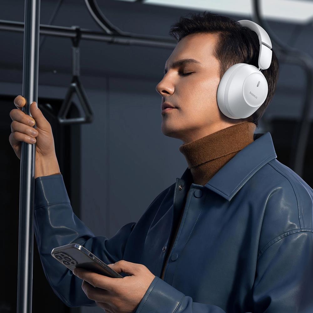 Baseus Body Shaking Wireless Kopfhörer in Weiss