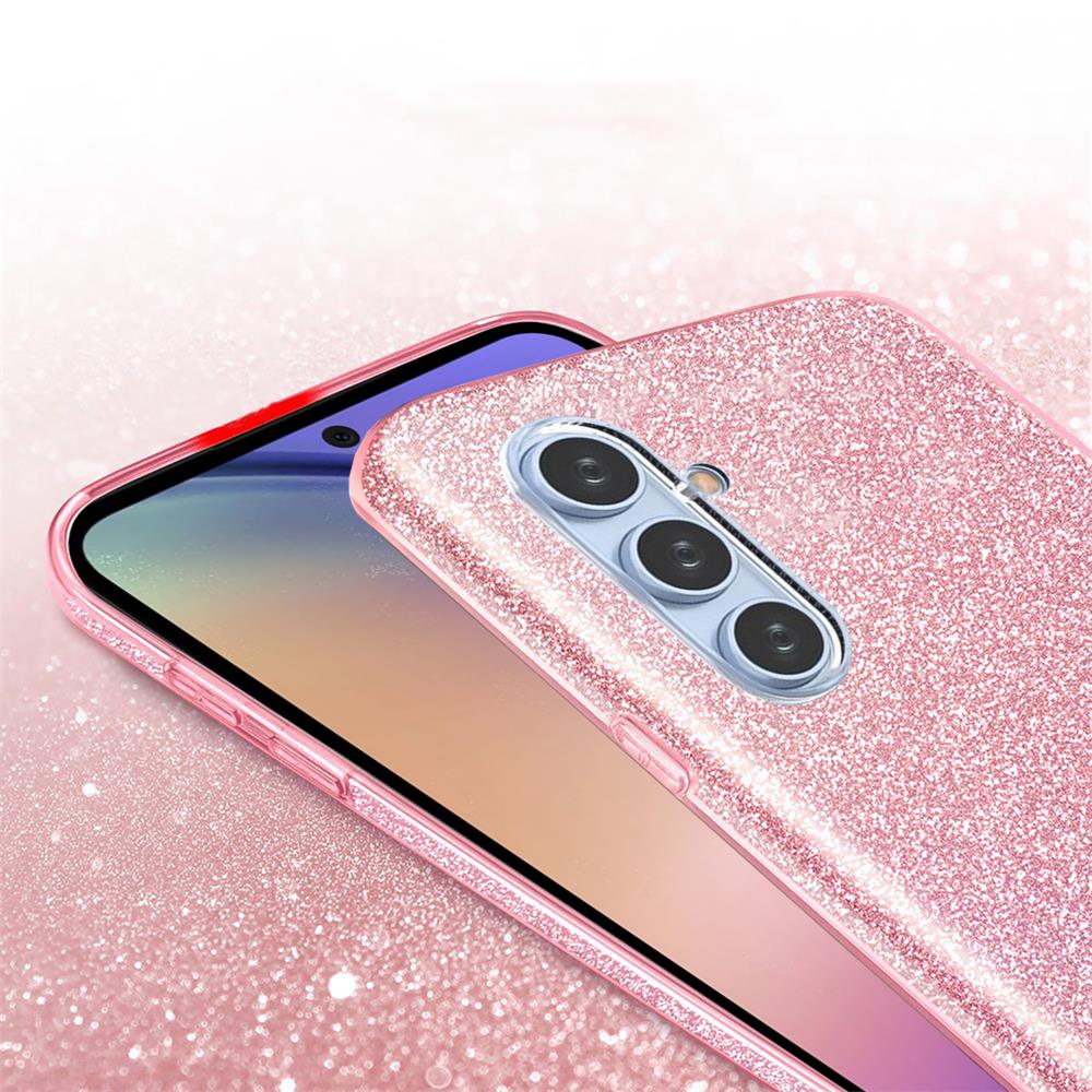 Shiny TPU für Samsung Galaxy A54 5G in Rosegold