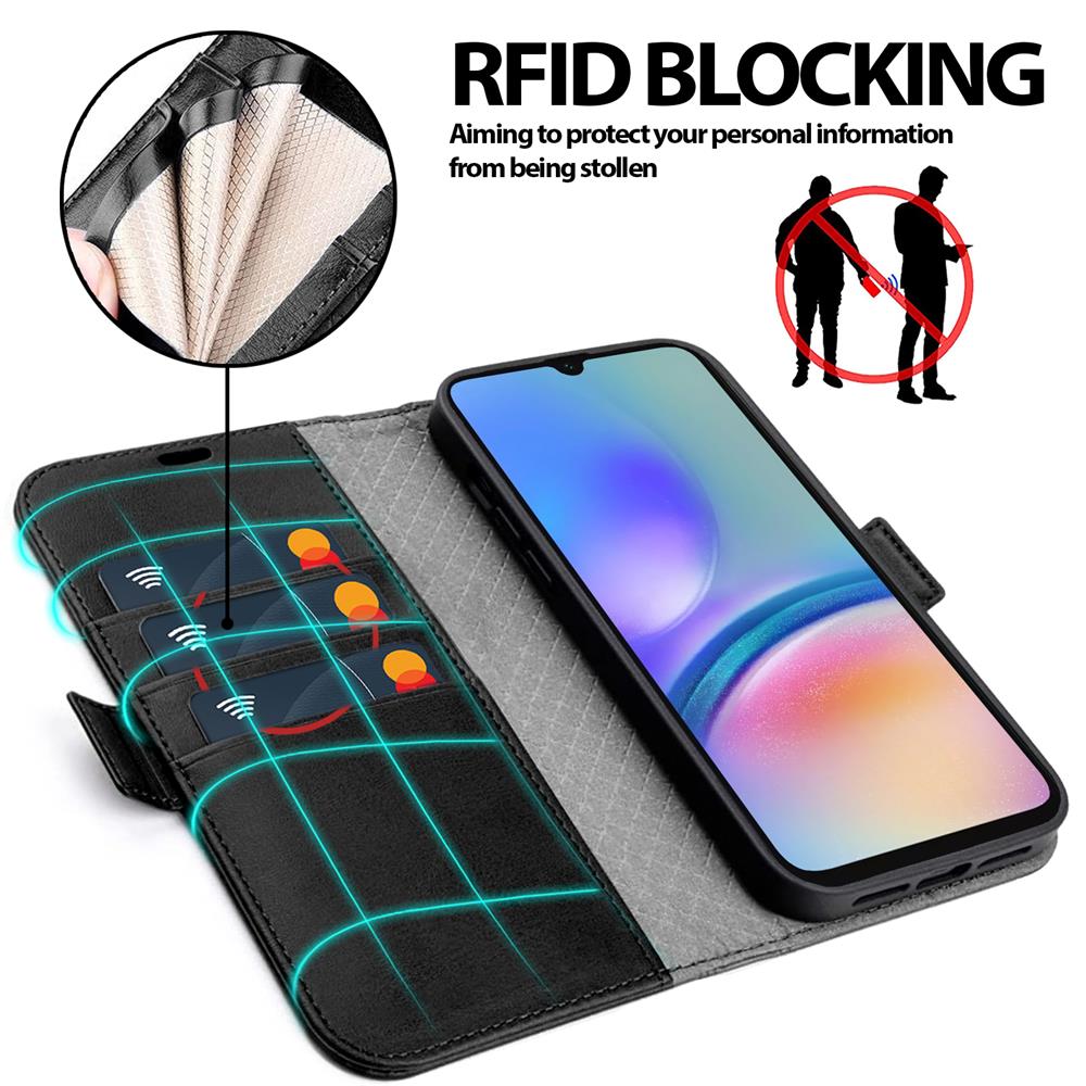 Nathy Wallet für Samsung Galaxy A35 5G in Schwarz