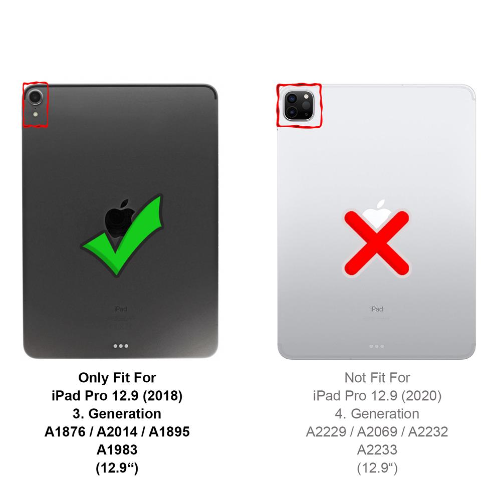 Rugged TPU Tab für Apple iPad Pro 12.9 (2018) in Transparent