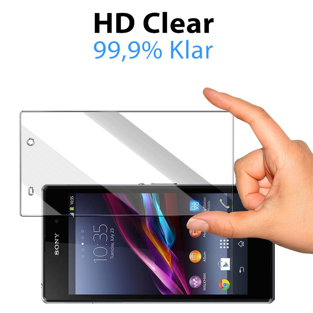 Glas 2in1 für Sony Xperia Z1