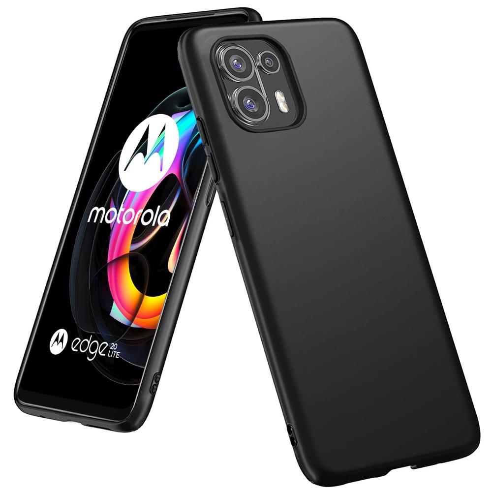 Classic TPU für Motorola Edge 20 Lite in Schwarz