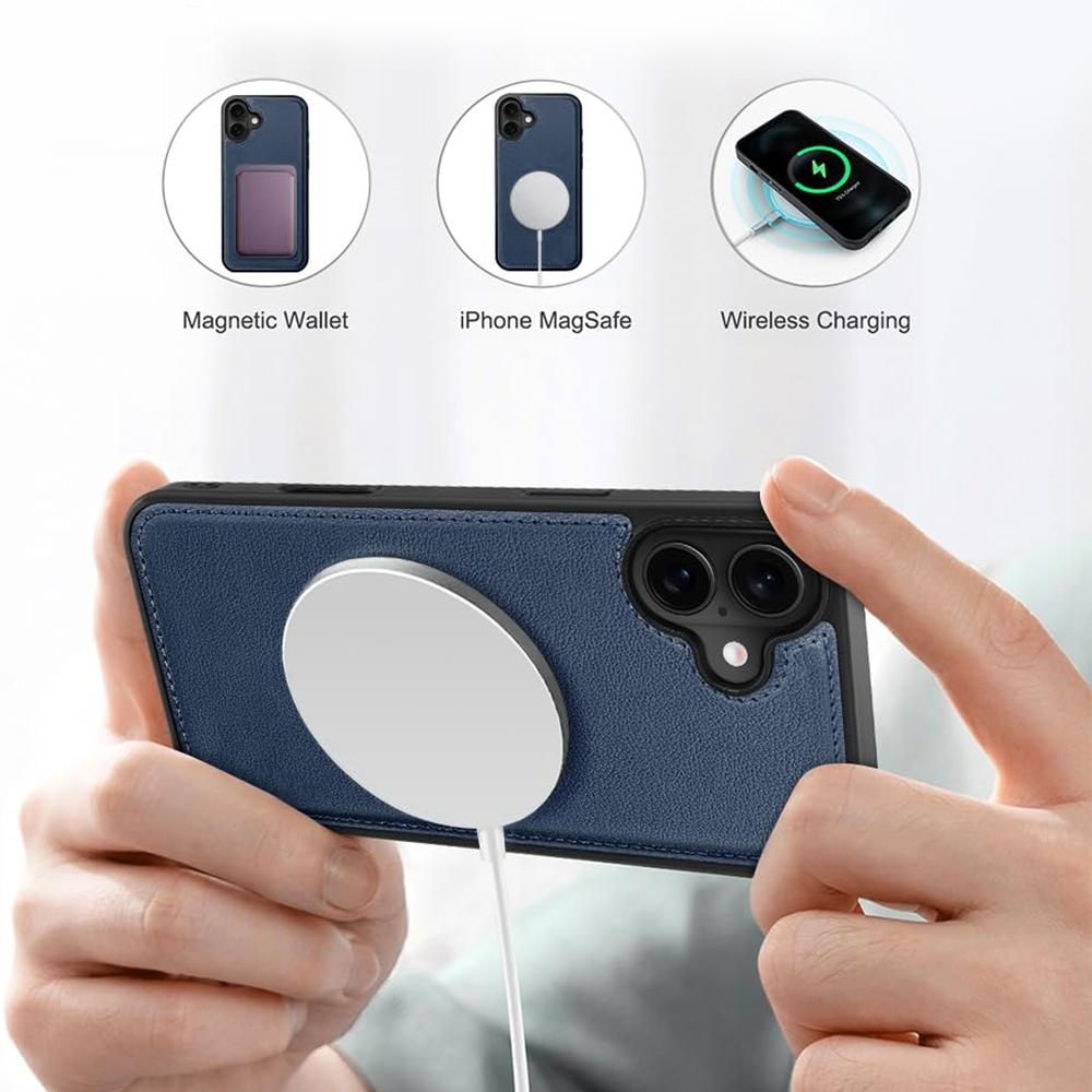 Magnetic Wallet für Apple iPhone 17 in Blau