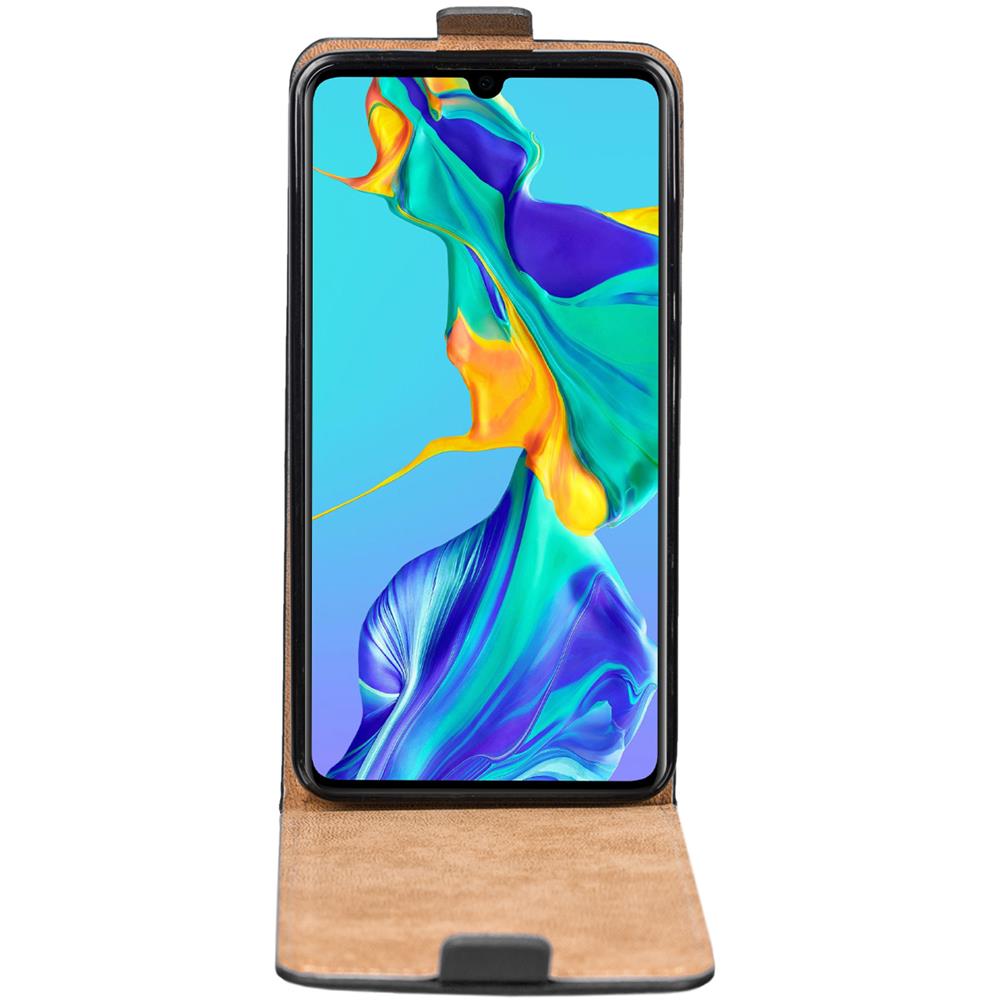 Basic Flip für Huawei P30 Lite in Schwarz