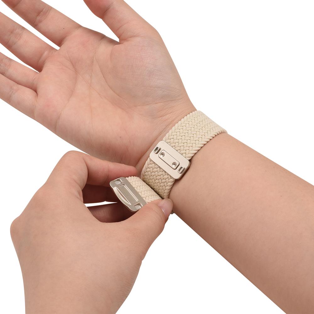 Loop Nylonarmband für Apple Watch 1-11/SE1-3/Ultra1-3 - 42/44/45/49mm in Perlbeige - Universal