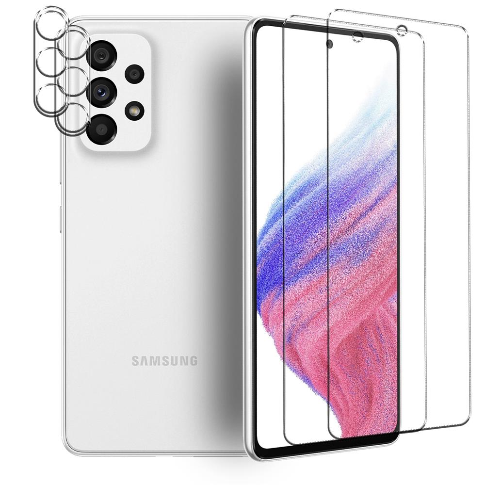 4in1 Glas Set für Samsung Galaxy A53 5G