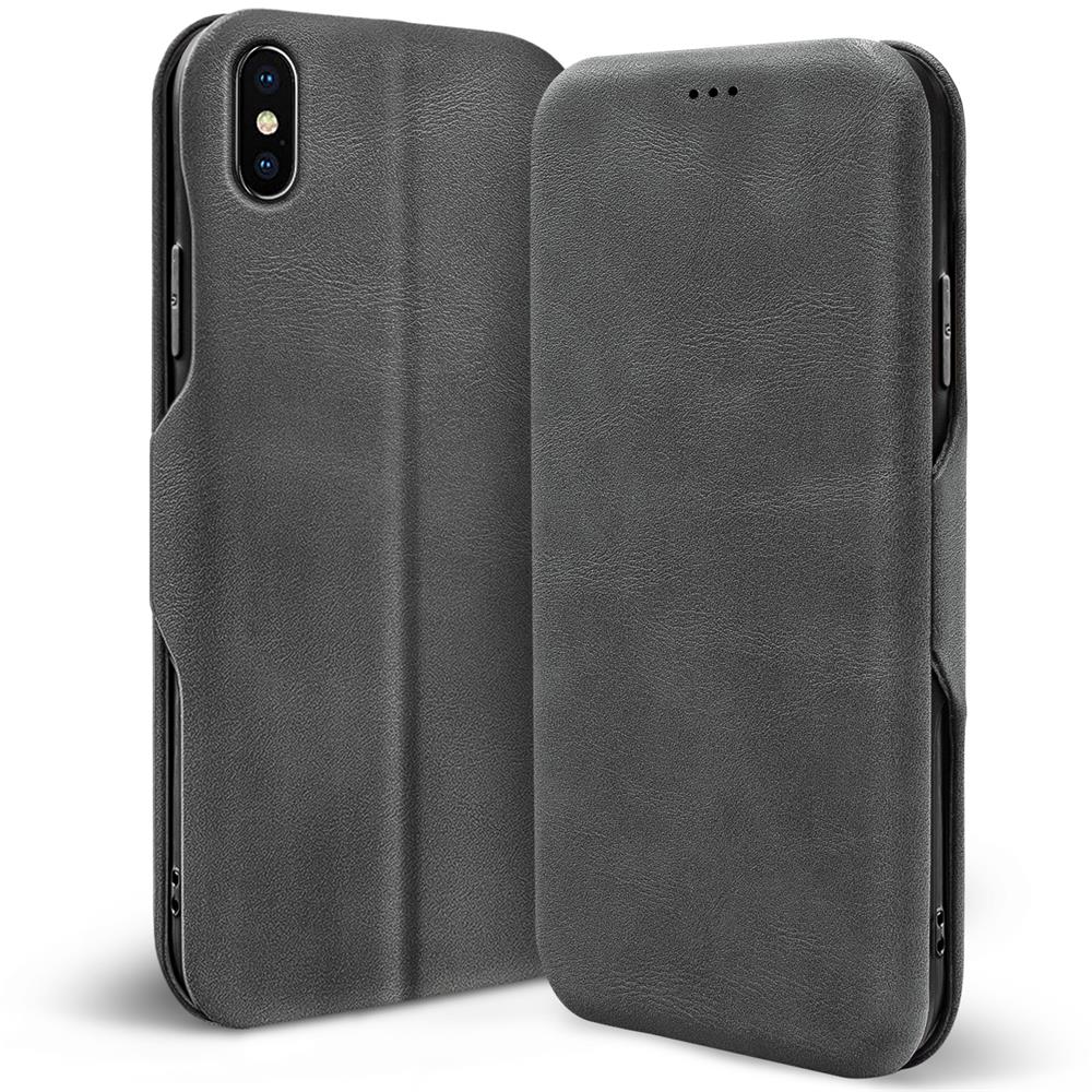 Shell Flip für Apple iPhone XS Max in Grau